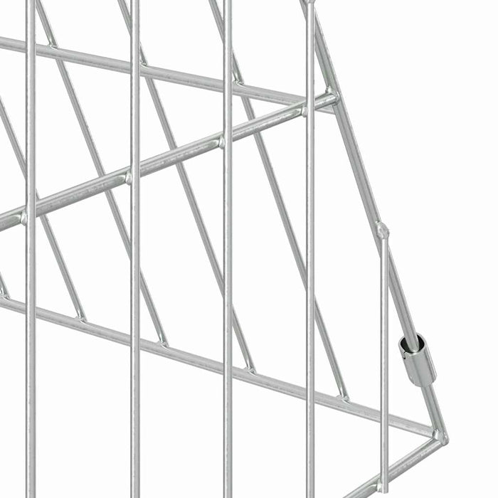 Custodie pentru iepuri Argintiu 650 x 55 x 55 cm - WALTI WALTI