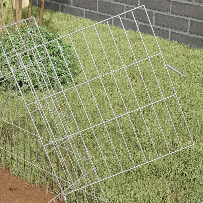 Custodie pentru iepuri Argintiu 650 x 55 x 55 cm - WALTI WALTI