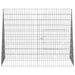 Custodie pentru iepuri Argintiu 215 x 100 x 85 cm - WALTI WALTI