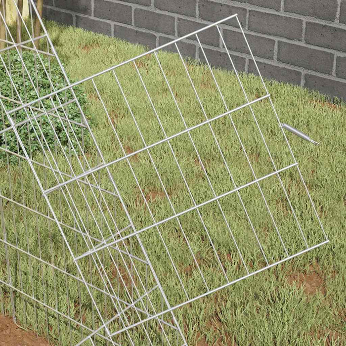 Custodie pentru iepuri Argintiu 215 x 100 x 85 cm - WALTI WALTI