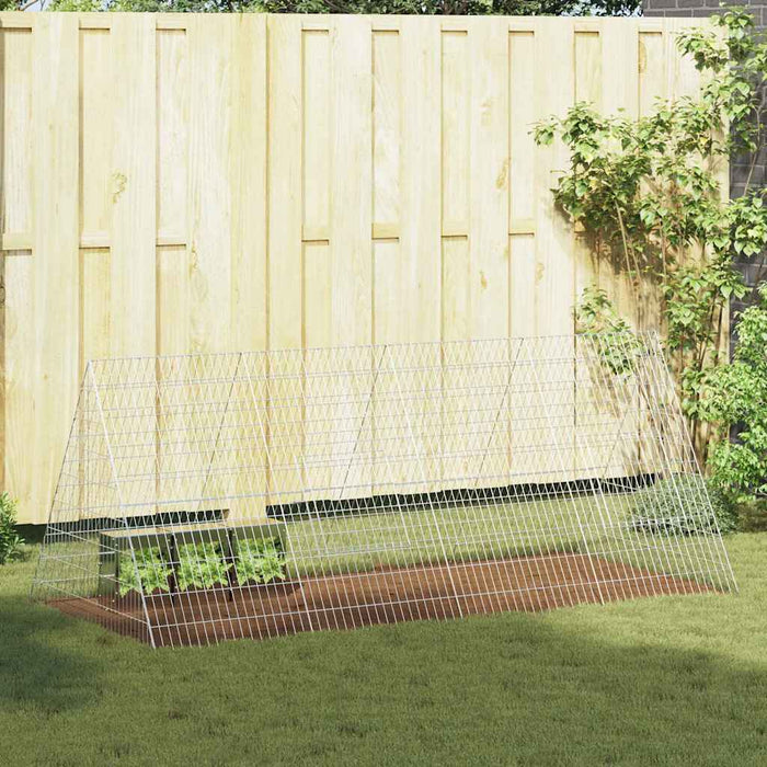 Custodie pentru iepuri Argintiu 215 x 100 x 85 cm - WALTI WALTI