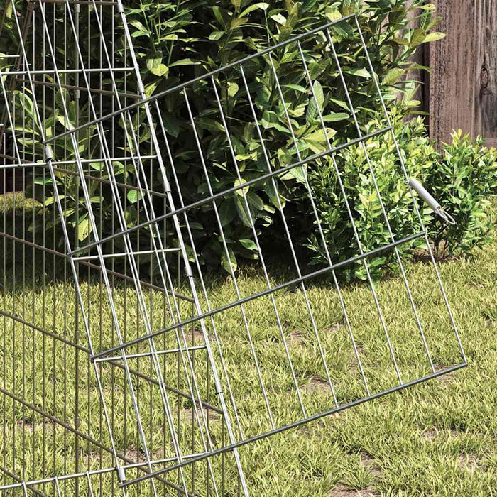 Custodie pentru iepuri Argintiu 215 x 100 x 85 cm - WALTI WALTI