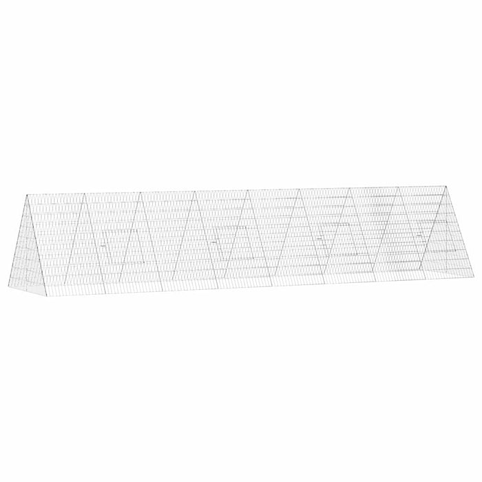 Custodie pentru iepuri Argintiu 215 x 100 x 85 cm - WALTI WALTI