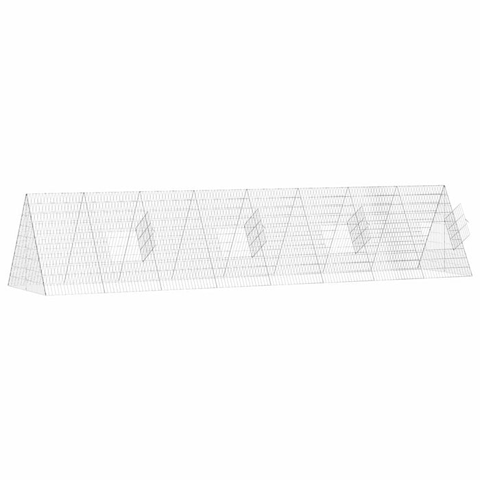 Custodie pentru iepuri Argintiu 215 x 100 x 85 cm - WALTI WALTI