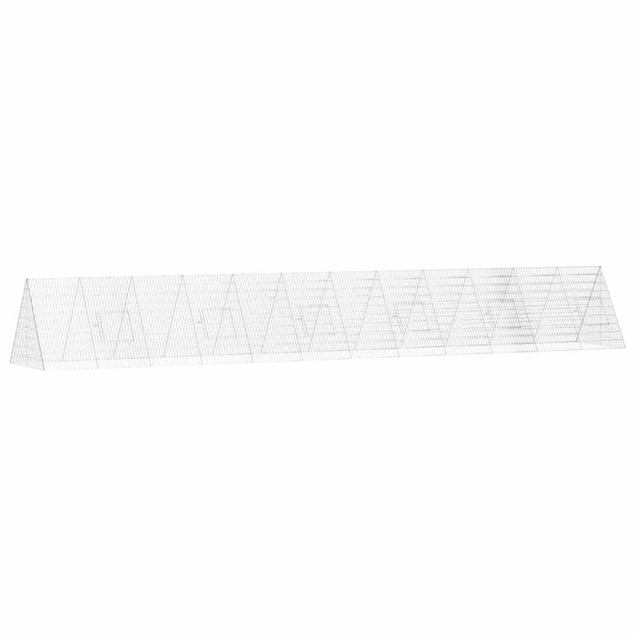 Custodie pentru iepuri Argintiu 215 x 100 x 85 cm - WALTI WALTI