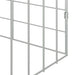 Custodie pentru iepuri Argintiu 400 x 78 x 78 cm - WALTI WALTI
