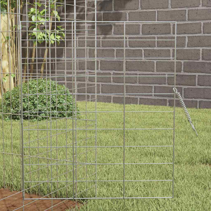 Custodie pentru iepuri Argintiu 400 x 78 x 78 cm - WALTI WALTI