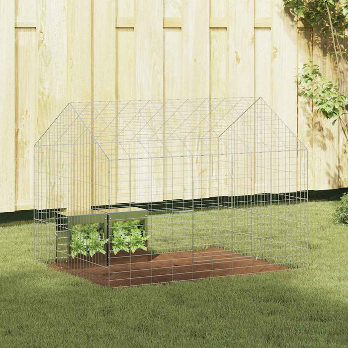 Custodie pentru iepuri Argintiu 400 x 78 x 78 cm - WALTI WALTI