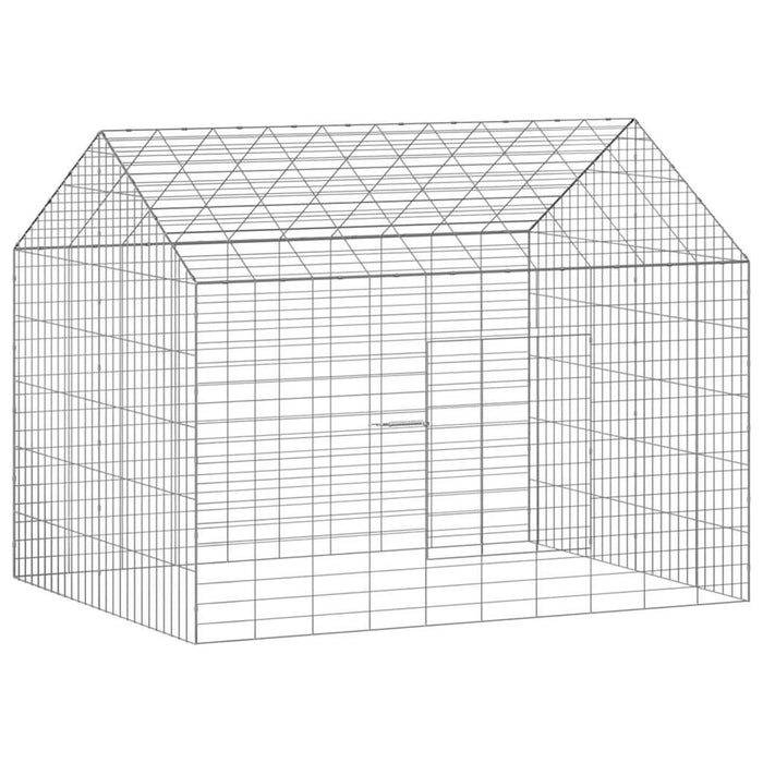 Custodie pentru iepuri Argintiu 400 x 78 x 78 cm - WALTI WALTI