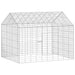Custodie pentru iepuri Argintiu 400 x 78 x 78 cm - WALTI WALTI