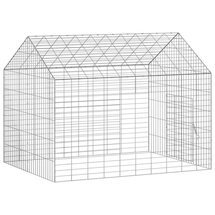 Custodie pentru iepuri Argintiu 400 x 78 x 78 cm - WALTI WALTI