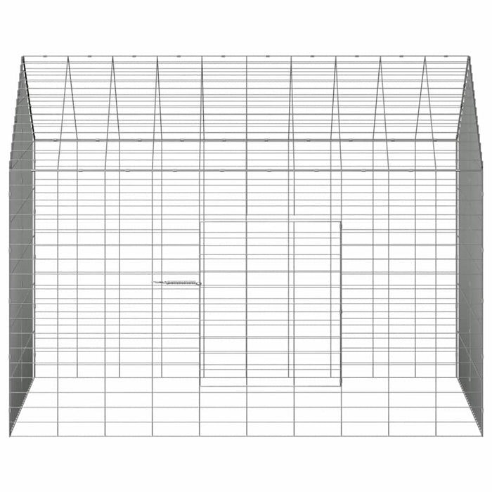 Custodie pentru iepuri Argintiu 400 x 78 x 78 cm - WALTI WALTI