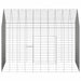 Custodie pentru iepuri Argintiu 400 x 78 x 78 cm - WALTI WALTI