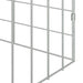 Custodie pentru iepuri Argintiu 400 x 78 x 78 cm - WALTI WALTI