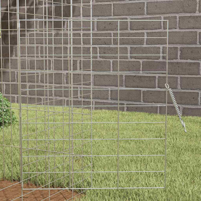 Custodie pentru iepuri Argintiu 400 x 78 x 78 cm - WALTI WALTI