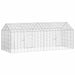 Custodie pentru iepuri Argintiu 400 x 78 x 78 cm - WALTI WALTI