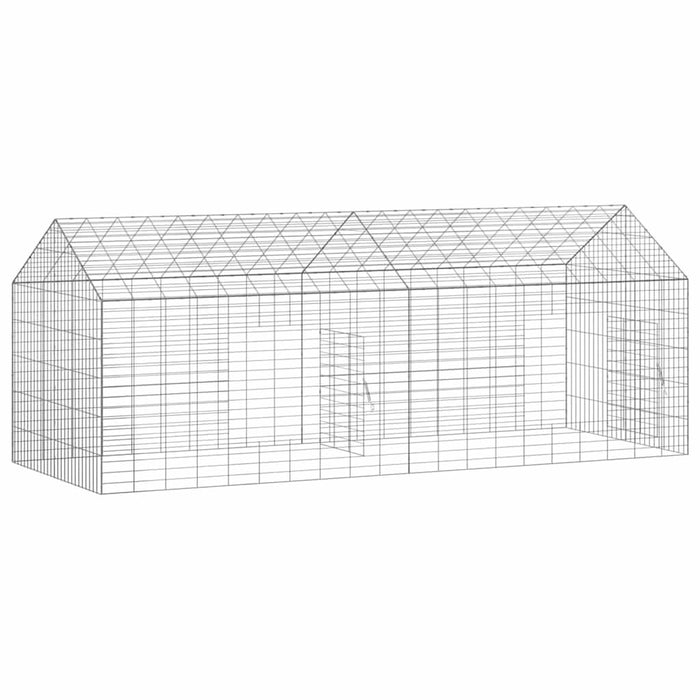 Custodie pentru iepuri Argintiu 400 x 78 x 78 cm - WALTI WALTI