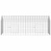 Custodie pentru iepuri Argintiu 400 x 78 x 78 cm - WALTI WALTI