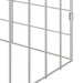 Custodie pentru iepuri Argintiu 400 x 78 x 78 cm - WALTI WALTI