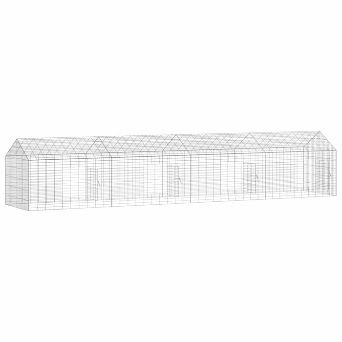 Custodie pentru iepuri Argintiu 400 x 78 x 78 cm - WALTI WALTI