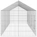 Custodie pentru iepuri Argintiu 400 x 78 x 78 cm - WALTI WALTI