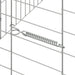 Custodie pentru iepuri Argintiu 400 x 78 x 78 cm - WALTI WALTI