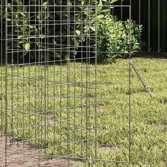 Custodie pentru iepuri Argintiu 400 x 78 x 78 cm - WALTI WALTI
