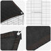 Custodie pentru iepuri Argintiu 400 x 78 x 78 cm - WALTI WALTI