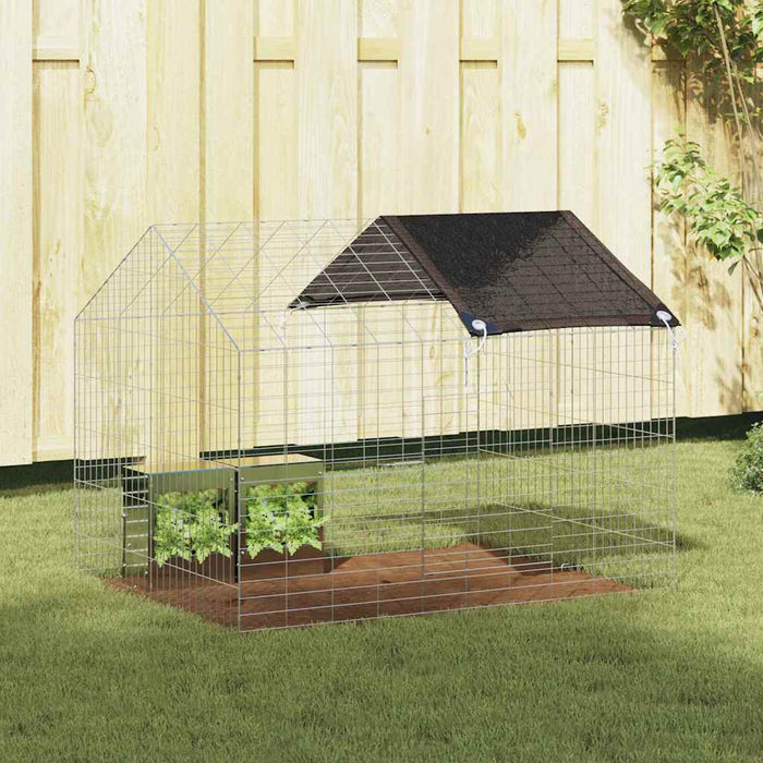 Custodie pentru iepuri Argintiu 400 x 78 x 78 cm - WALTI WALTI