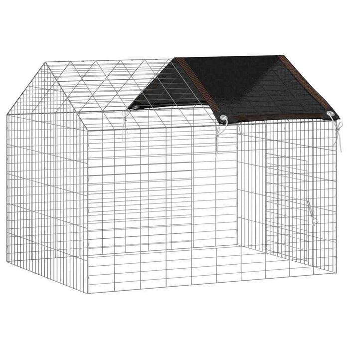 Custodie pentru iepuri Argintiu 400 x 78 x 78 cm - WALTI WALTI