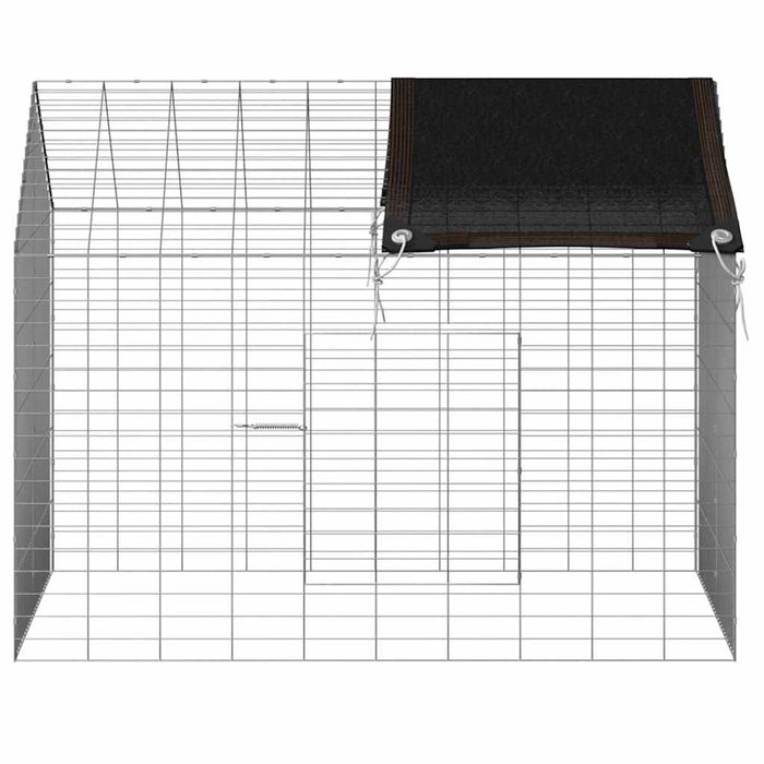 Custodie pentru iepuri Argintiu 400 x 78 x 78 cm - WALTI WALTI
