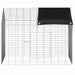 Custodie pentru iepuri Argintiu 400 x 78 x 78 cm - WALTI WALTI