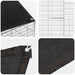 Custodie pentru iepuri Argintiu 400 x 78 x 78 cm - WALTI WALTI