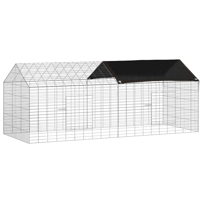 Custodie pentru iepuri Argintiu 400 x 78 x 78 cm - WALTI WALTI