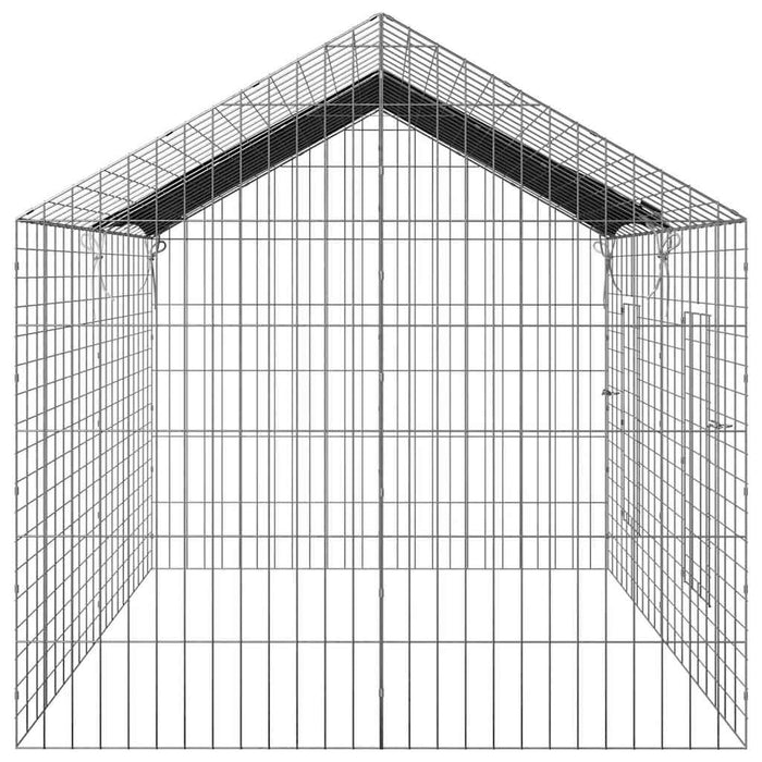 Custodie pentru iepuri Argintiu 400 x 78 x 78 cm - WALTI WALTI