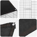 Custodie pentru iepuri Argintiu 400 x 78 x 78 cm - WALTI WALTI
