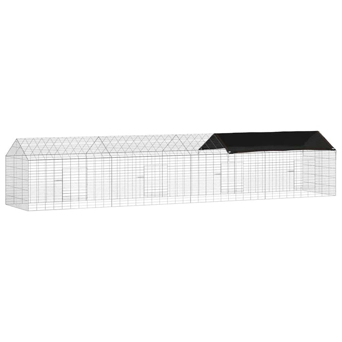 Custodie pentru iepuri Argintiu 400 x 78 x 78 cm - WALTI WALTI