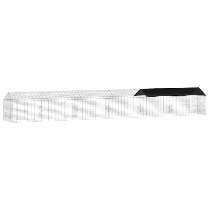 Custodie pentru iepuri Argintiu 400 x 78 x 78 cm - WALTI WALTI