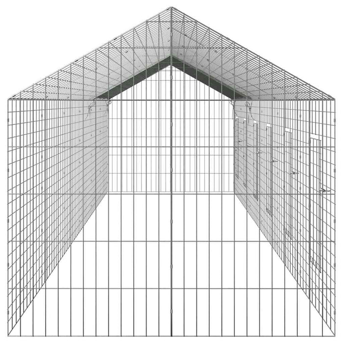 Custodie pentru iepuri Argintiu 400 x 78 x 78 cm - WALTI WALTI