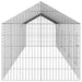 Custodie pentru iepuri Argintiu 400 x 78 x 78 cm - WALTI WALTI