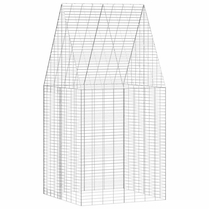 Custodie pentru iepuri Argintiu 400 x 100 x 210 cm - WALTI WALTI