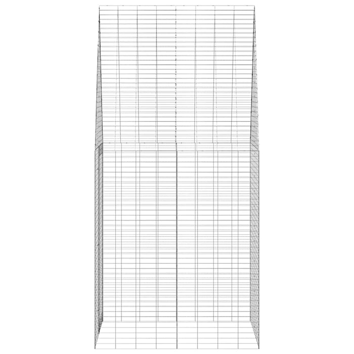 Custodie pentru iepuri Argintiu 400 x 100 x 210 cm - WALTI WALTI