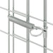 Custodie pentru iepuri Argintiu 400 x 100 x 210 cm - WALTI WALTI