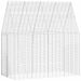 Custodie pentru iepuri Argintiu 400 x 100 x 210 cm - WALTI WALTI