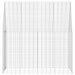 Custodie pentru iepuri Argintiu 400 x 100 x 210 cm - WALTI WALTI