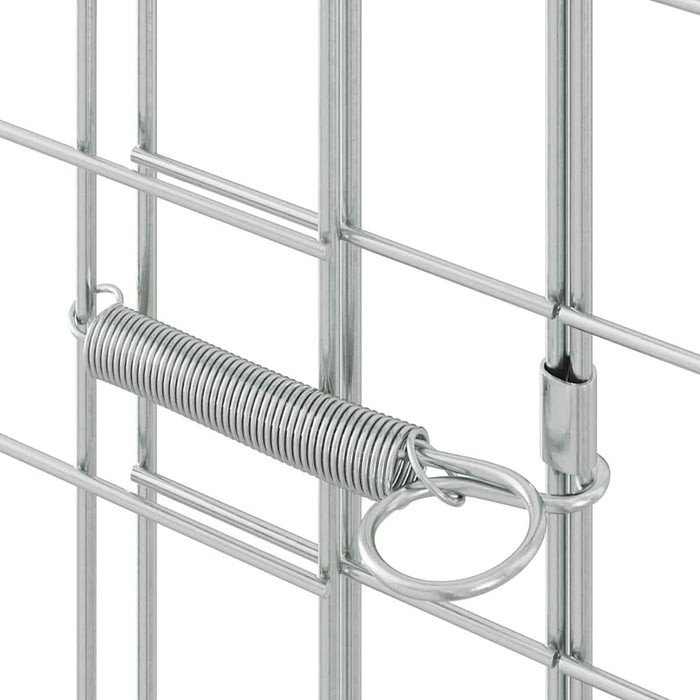 Custodie pentru iepuri Argintiu 300 x 100 x 210 cm - WALTI WALTI