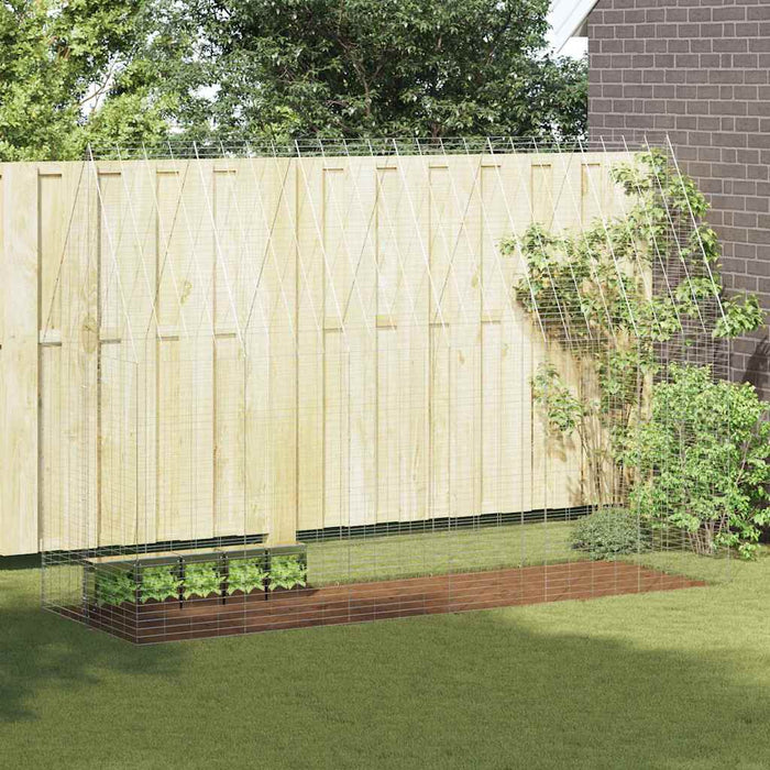 Custodie pentru iepuri Argintiu 300 x 100 x 210 cm - WALTI WALTI