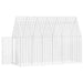 Custodie pentru iepuri Argintiu 300 x 100 x 210 cm - WALTI WALTI