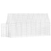 Custodie pentru iepuri Argintiu 400 x 100 x 210 cm - WALTI WALTI