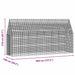 Custodie pentru iepuri Argintiu 400 x 100 x 210 cm - WALTI WALTI